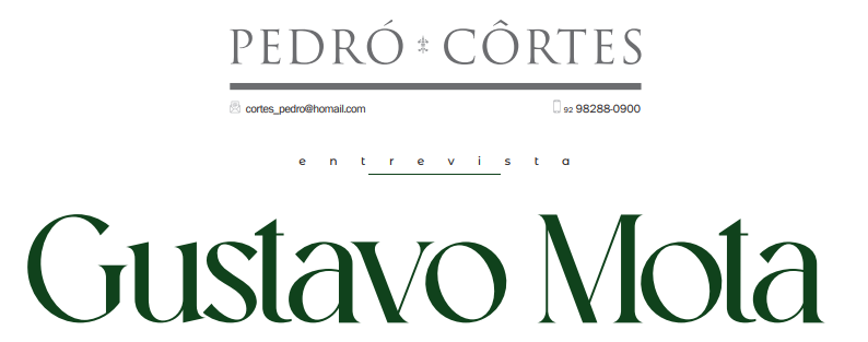 Gustavo Mota empreendedor concede entrevista para Pedro Cortês sobre seu livro Fazer Dinheiro Online (FDO)